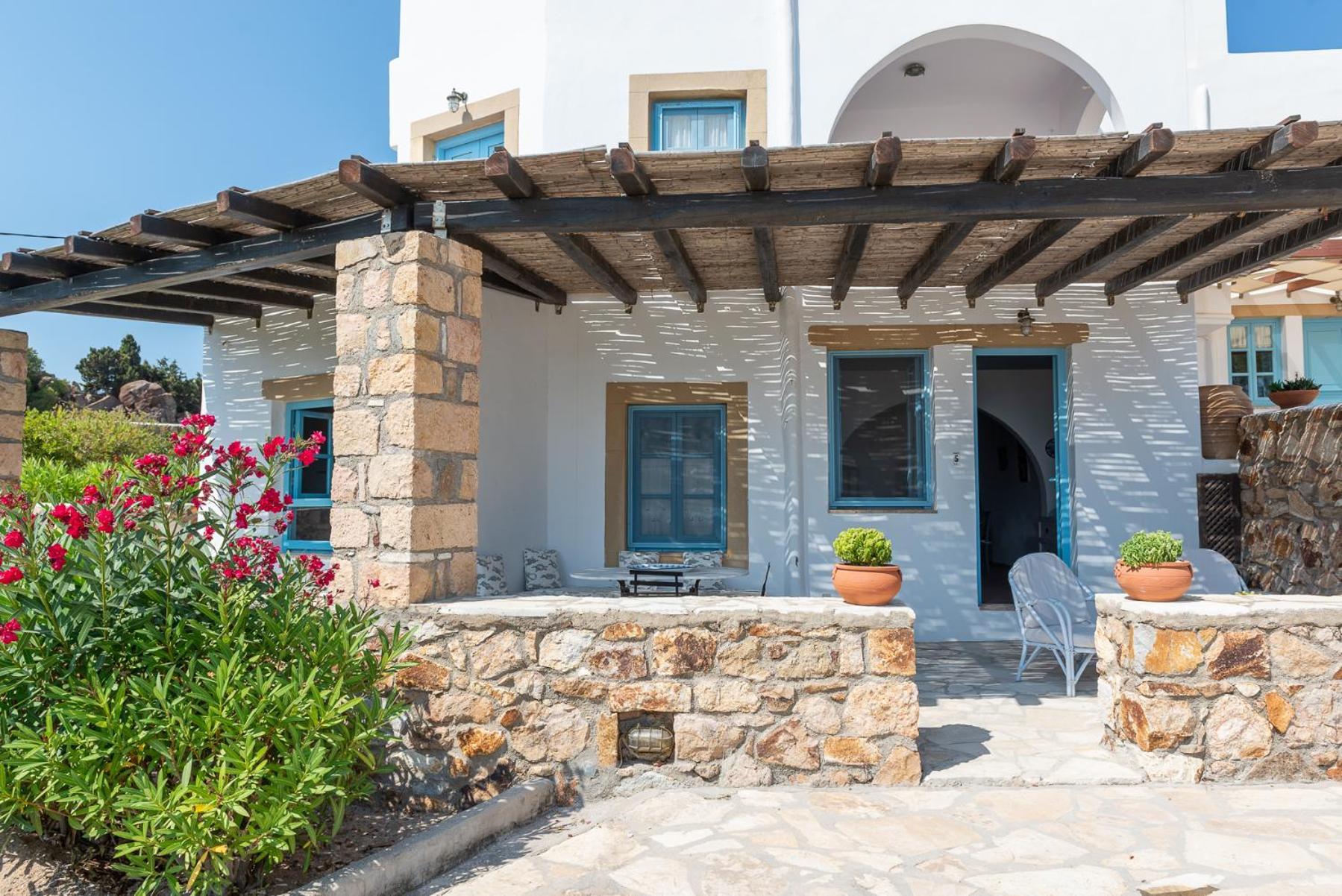 Patmos Exclusive Villas Skála Kamer foto