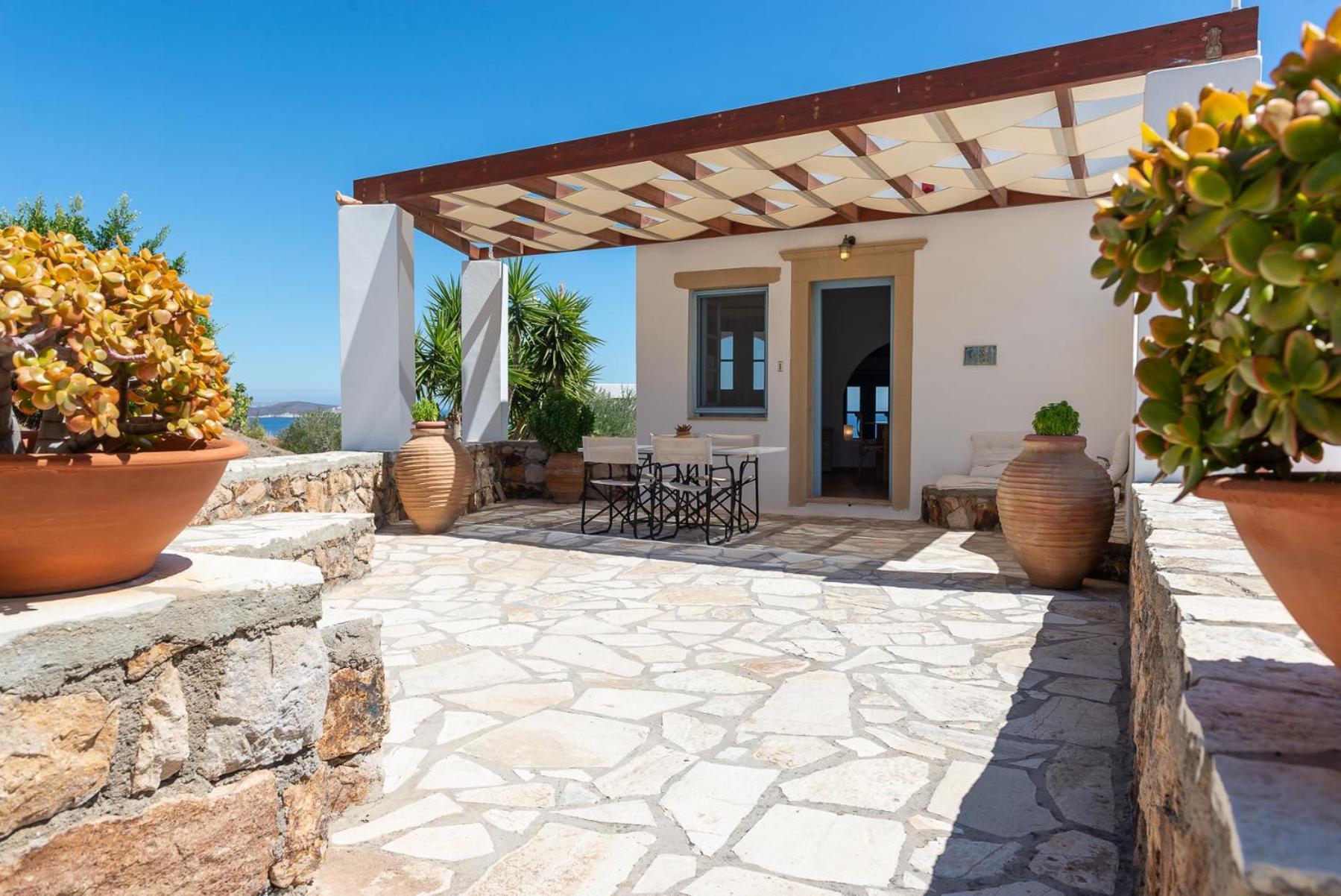 Patmos Exclusive Villas Skála Kamer foto