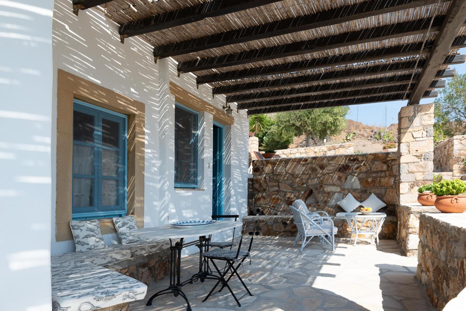 Patmos Exclusive Villas Skála Kamer foto